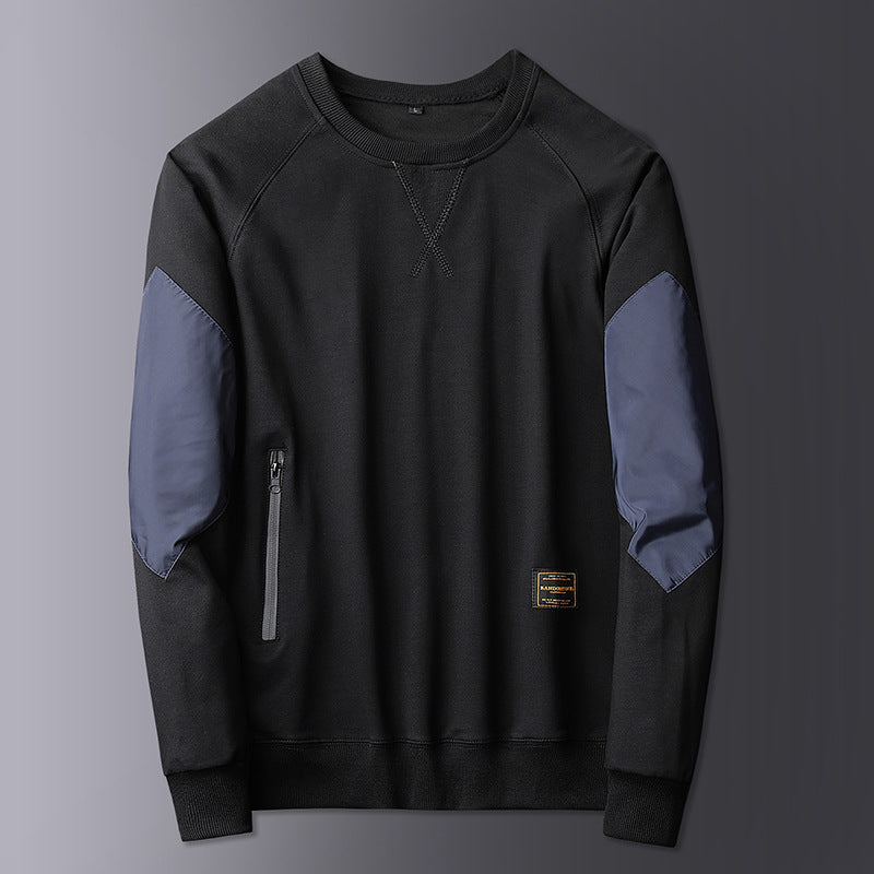 Men's sporty sweatshirt with contrasting sleeves Skorter