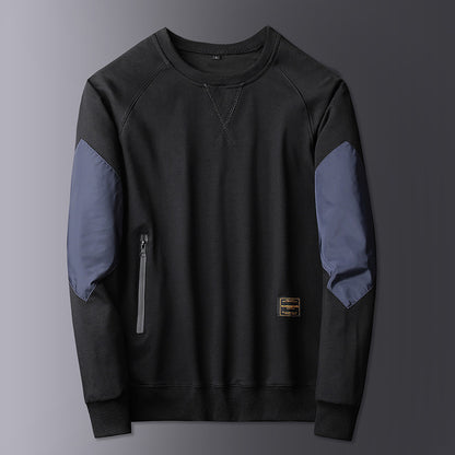 Men's sporty sweatshirt with contrasting sleeves Skorter