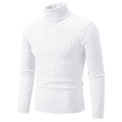 Men's stylish turtleneck sweater made of fine knit Skorter