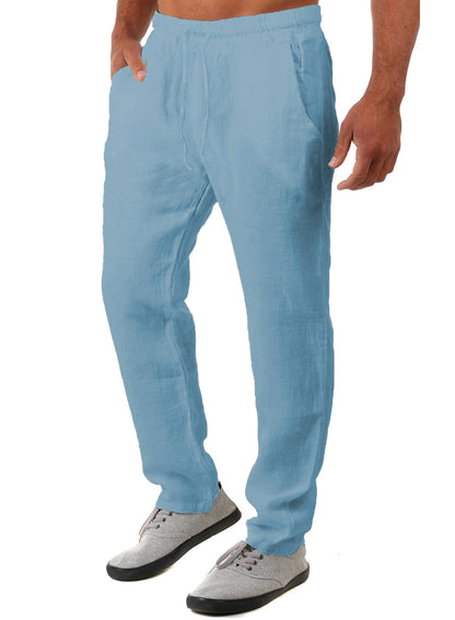 Men's Airy Linen Pants Skorter