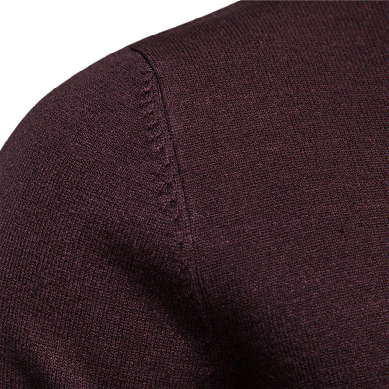 Men's stylish turtleneck sweater made of soft merino wool Skorter