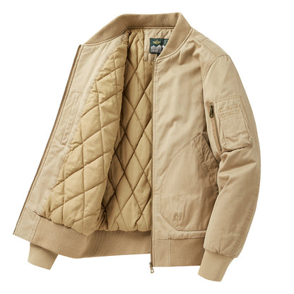 Men's Bomber Jacket with Numerous Practical Pockets Skorter