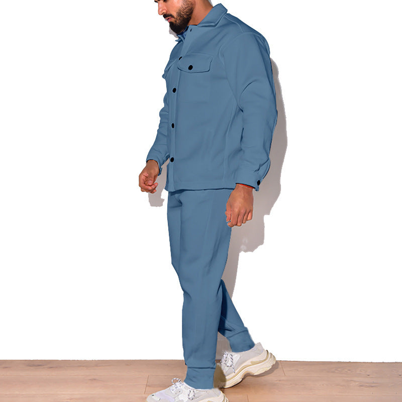 Men's tracksuit with sporty design and practical pockets Skorter