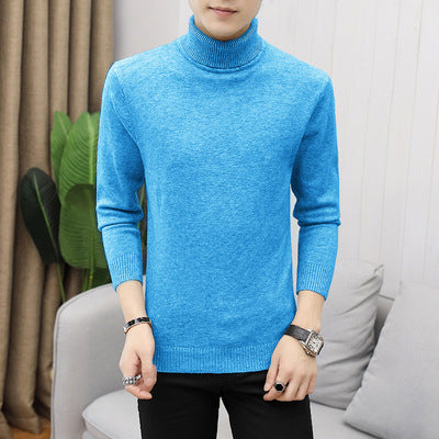 Men's elegant turtleneck sweater made of fine merino wool Skorter