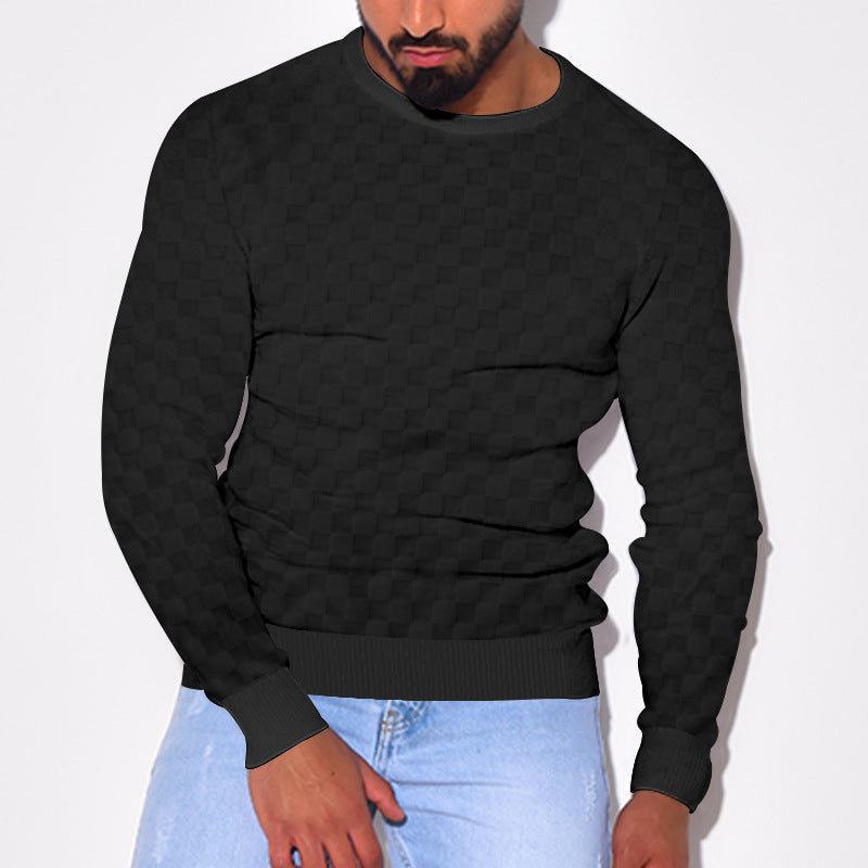 Men's stylish textured sweater Skorter