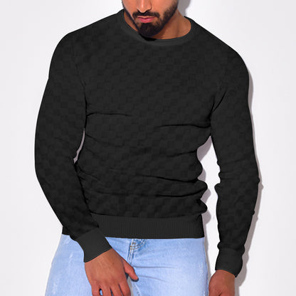 Men's stylish textured sweater Skorter