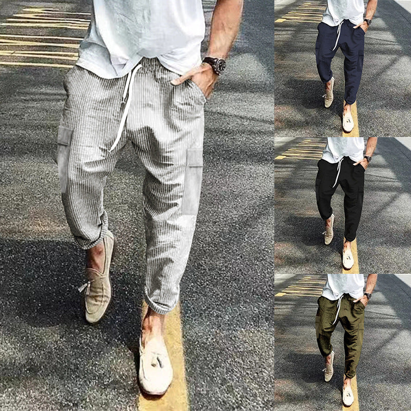 Men's cargo joggers with practical side pockets and a comfortable fit Skorter