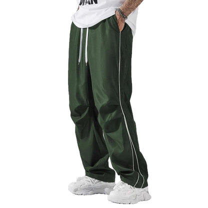 Men's casual sports pants with elastic waistband and side seams Skorter