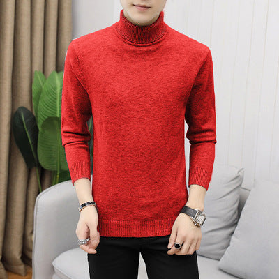 Men's elegant turtleneck sweater made of fine merino wool Skorter