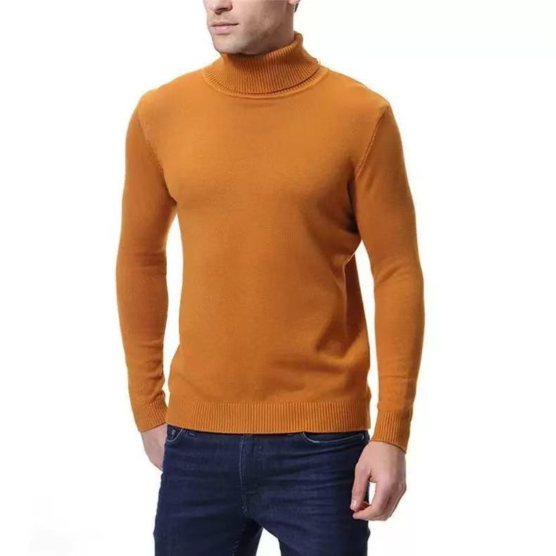 Men's turtleneck sweater made of fine cotton Skorter