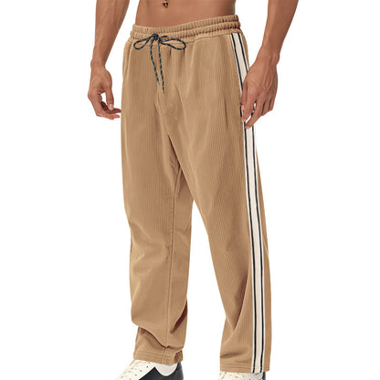 Men's sporty leisure pants with breathable inserts and comfortable drawstring Skorter