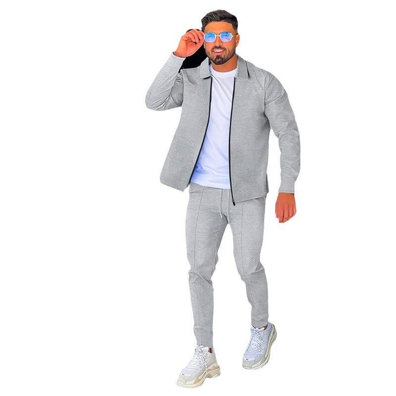 Men's Sporty Activewear Set with Functional Material Skorter