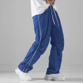 Men's casual sports pants with elastic waistband and side seams Skorter