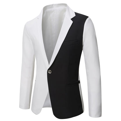 Men's Trendy Two-Piece Blazer Skorter