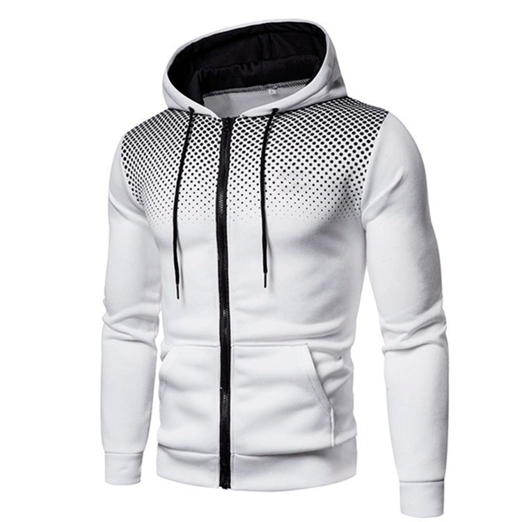 Men's stylish zip hoodie with breathable inserts Skorter