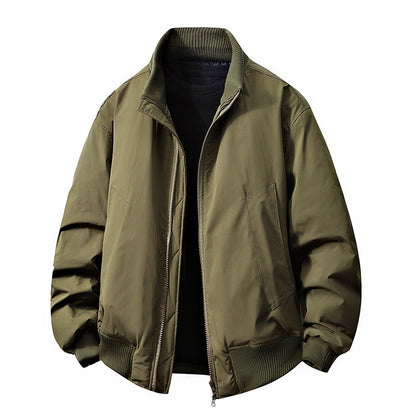 Men's transitional jacket with high collar and practical side pockets Skorter