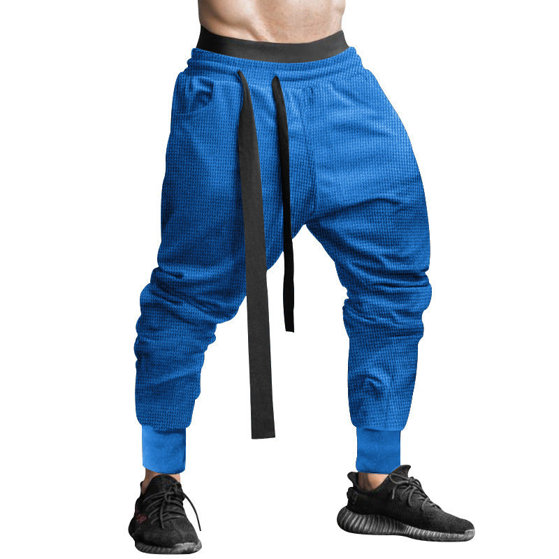 Men's stylish casual pants with elastic waistband and trendy drawstring Skorter