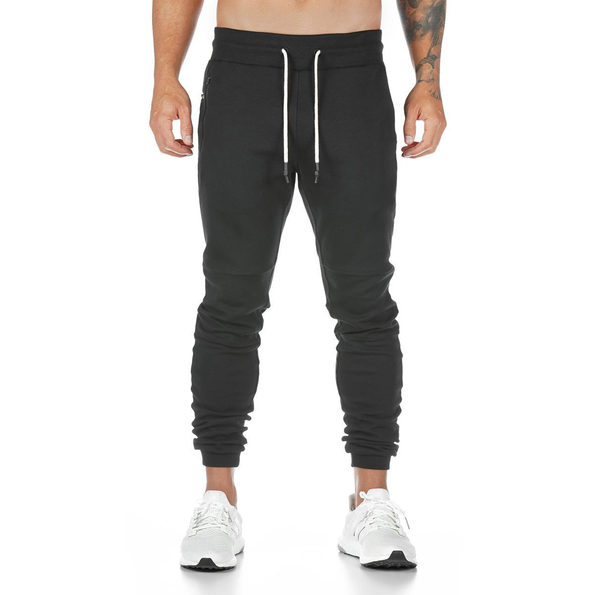 Men's sporty jogging pants made of high-quality stretch material with practical pockets Skorter