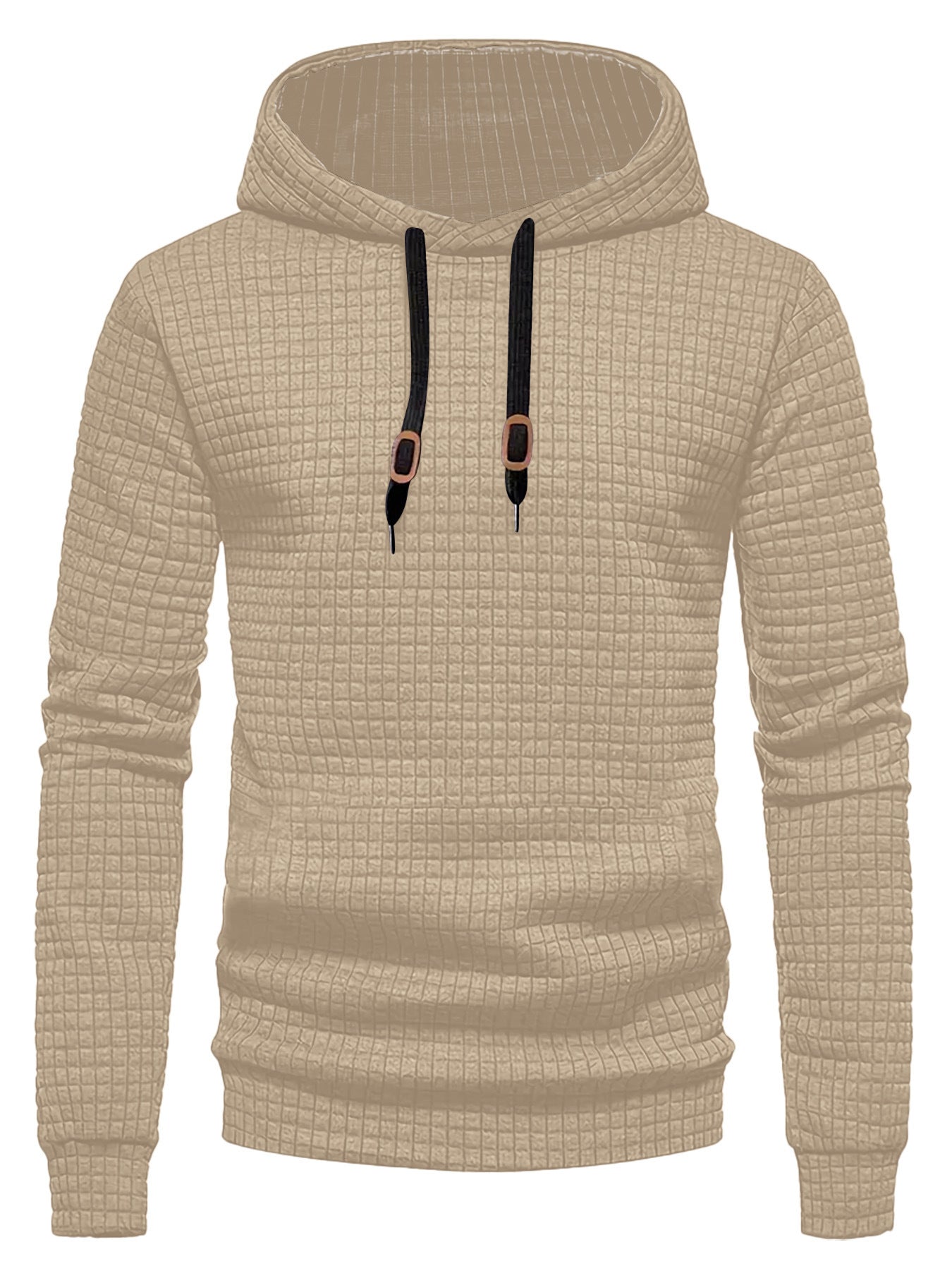 Men's stylish hoodie with textured design Skorter