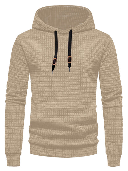 Men's stylish hoodie with textured design Skorter