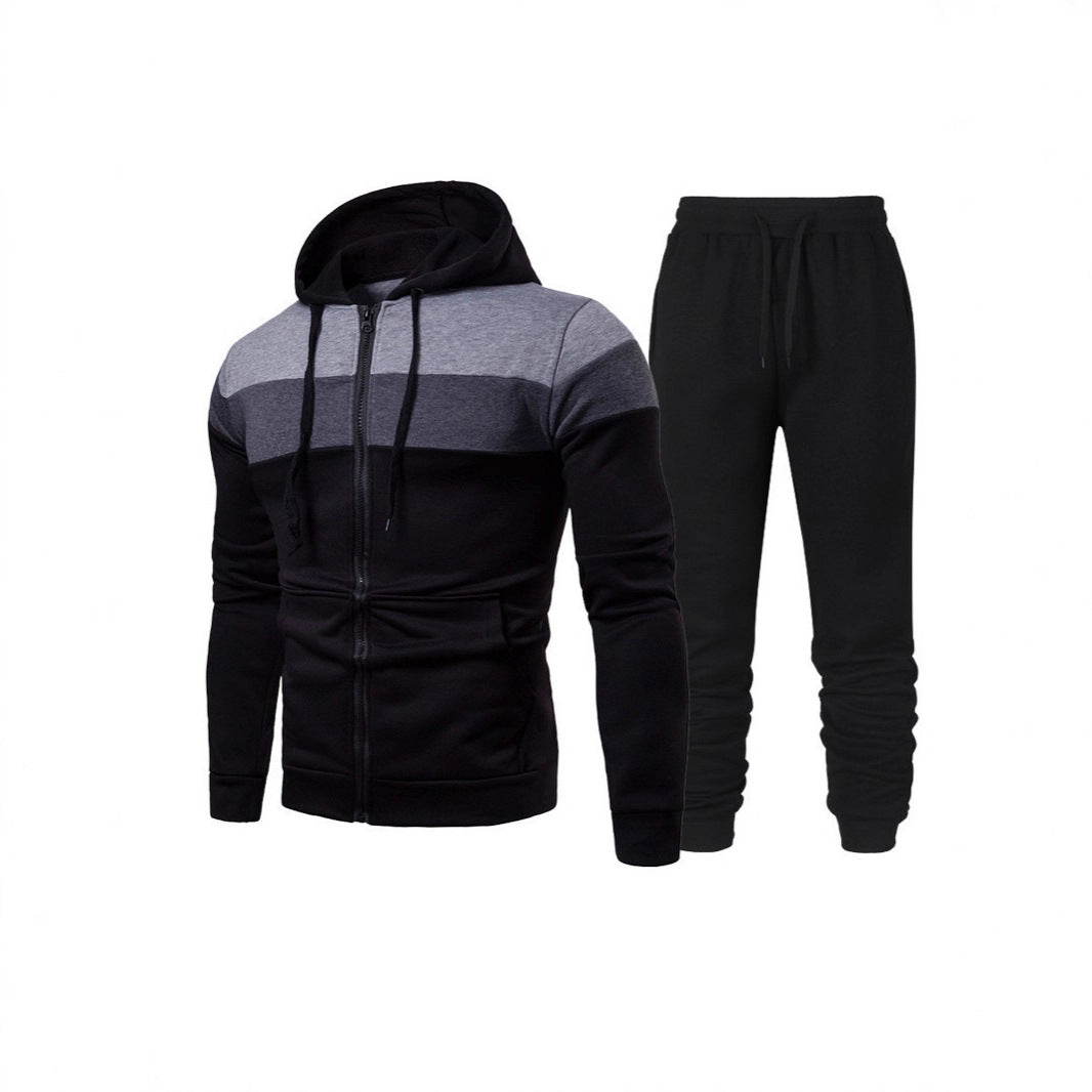Men's tracksuit with modern color accents and practical pockets Skorter