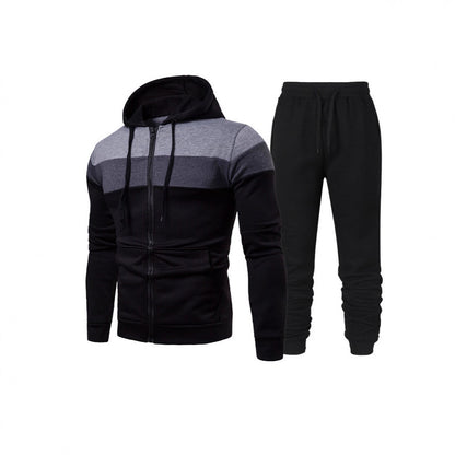 Men's tracksuit with modern color accents and practical pockets Skorter