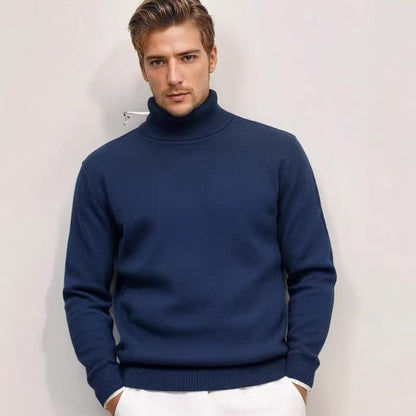 Men's turtleneck sweater made of fine knitting Skorter