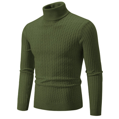 Men's stylish turtleneck sweater made of fine knit Skorter