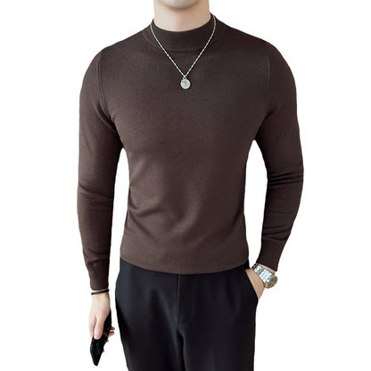 Men's stylish sweater with high collar and elegant fit Skorter
