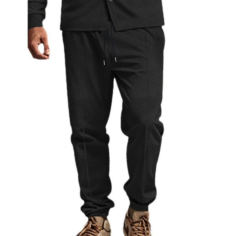 Märkesjoggingbyxor med elastisk midja och praktiska sidofickor Skorter