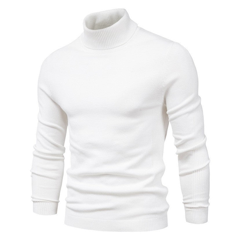 Men's stylish turtleneck sweater made of fine Merino wool Skorter