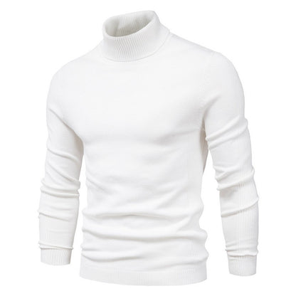 Men's stylish turtleneck sweater made of fine Merino wool Skorter