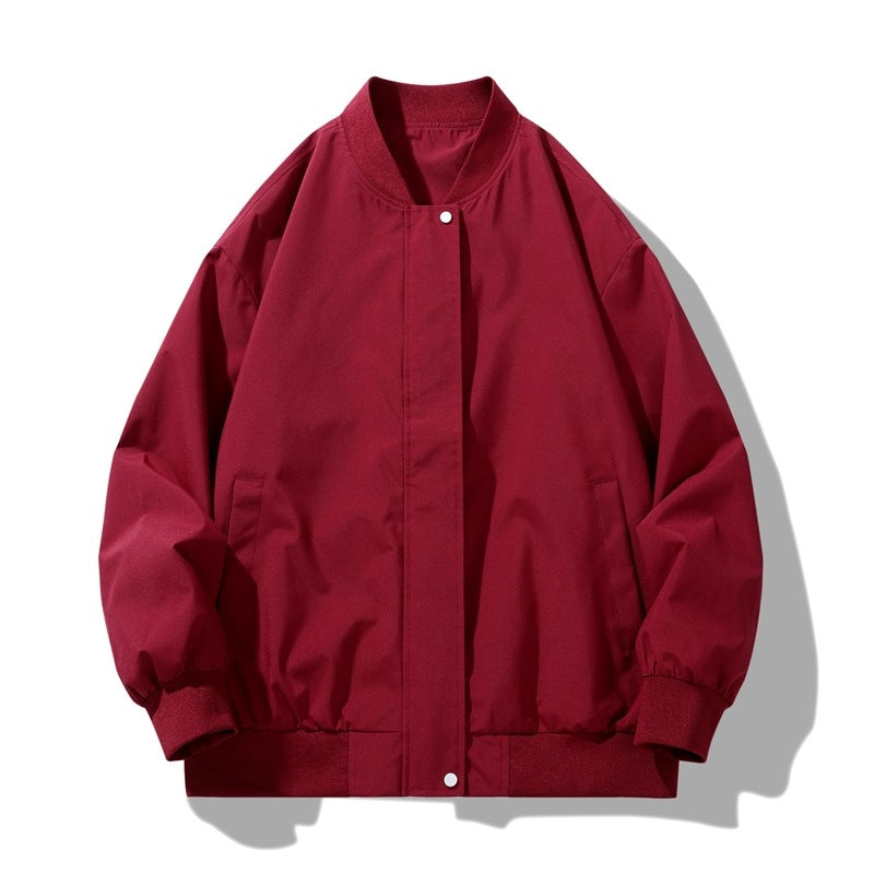 Men's sporty transitional jacket with high collar and practical side pockets Skorter