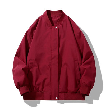 Men's sporty transitional jacket with high collar and practical side pockets Skorter