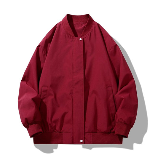 Men's sporty transitional jacket with high collar and practical side pockets Skorter