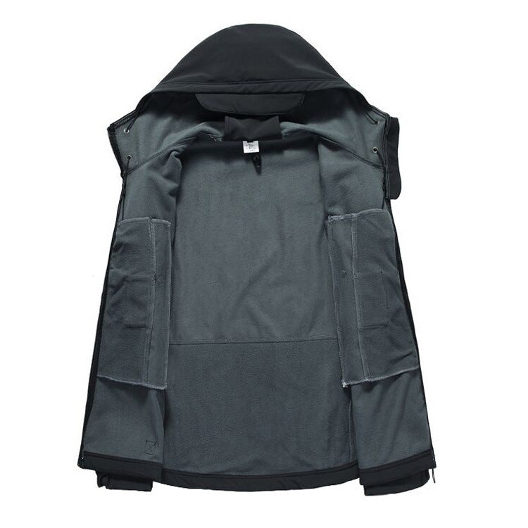 Men's weatherproof functional jacket with multifunctional pockets Skorter