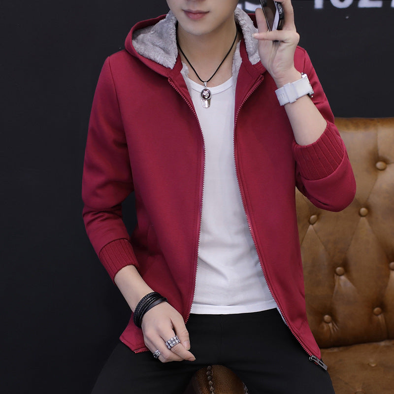 Men's transitional jacket with cozy inner lining and practical hood system Skorter