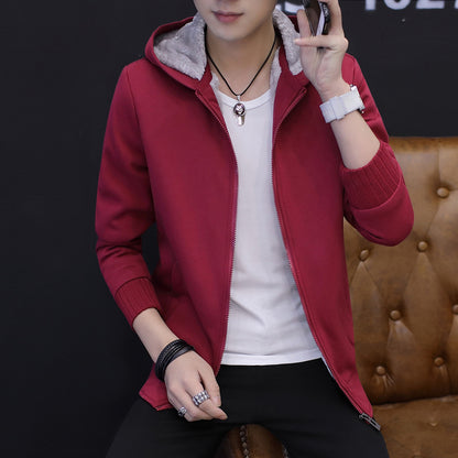 Men's transitional jacket with cozy inner lining and practical hood system Skorter