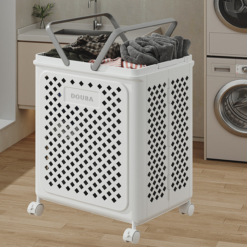 Skorter | Collapsible laundry basket with wheels
