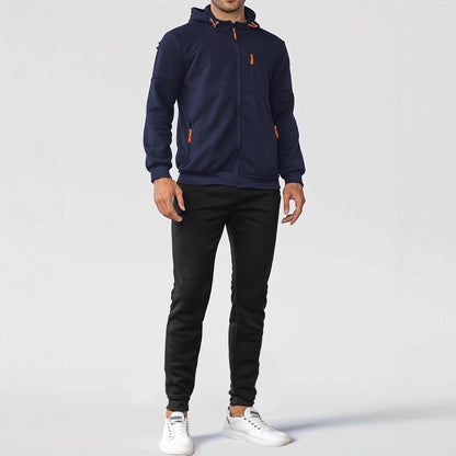 Men's training jacket with practical pockets and breathable function Skorter