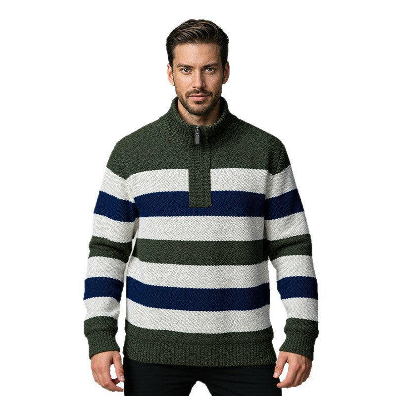 Men's sweater with high collar Skorter