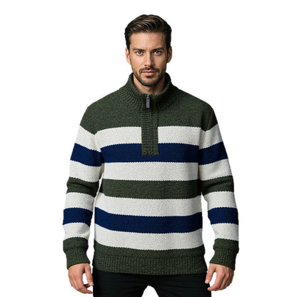 Men's sweater with high collar Skorter