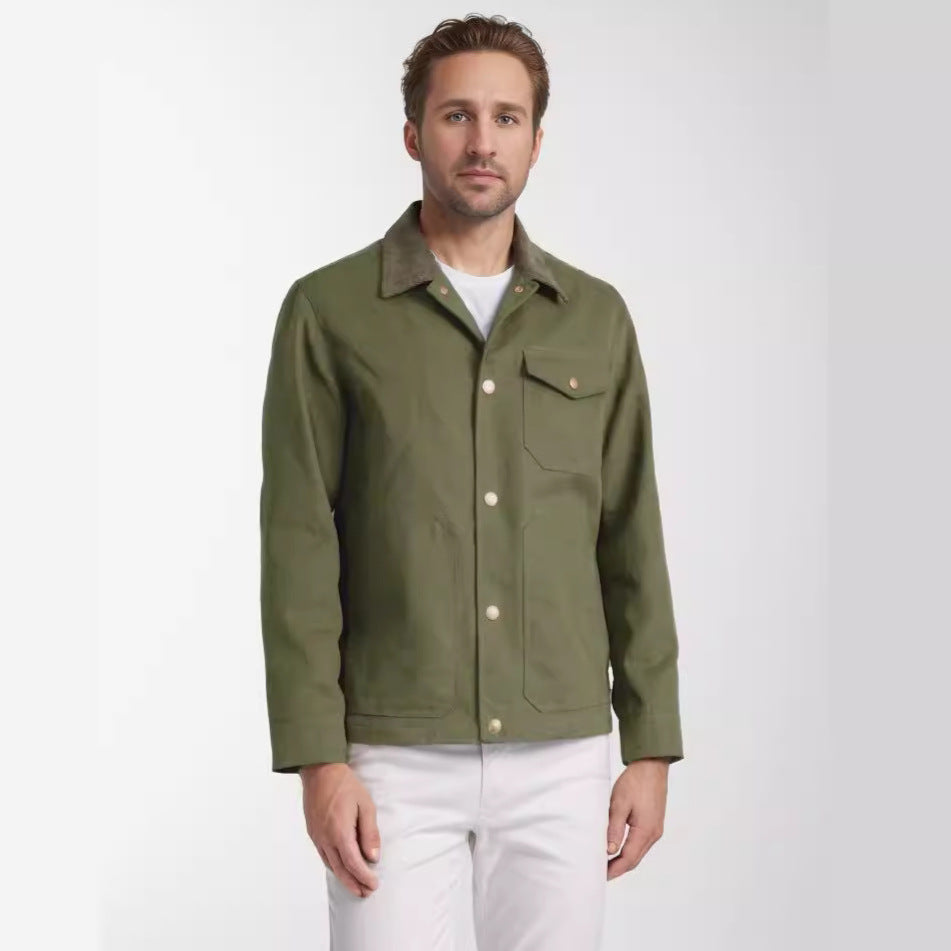 Men's timeless jacket with textured design Skorter