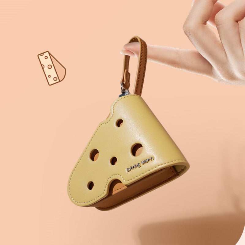 Skorter | Cute Cheese Keychain Pouch