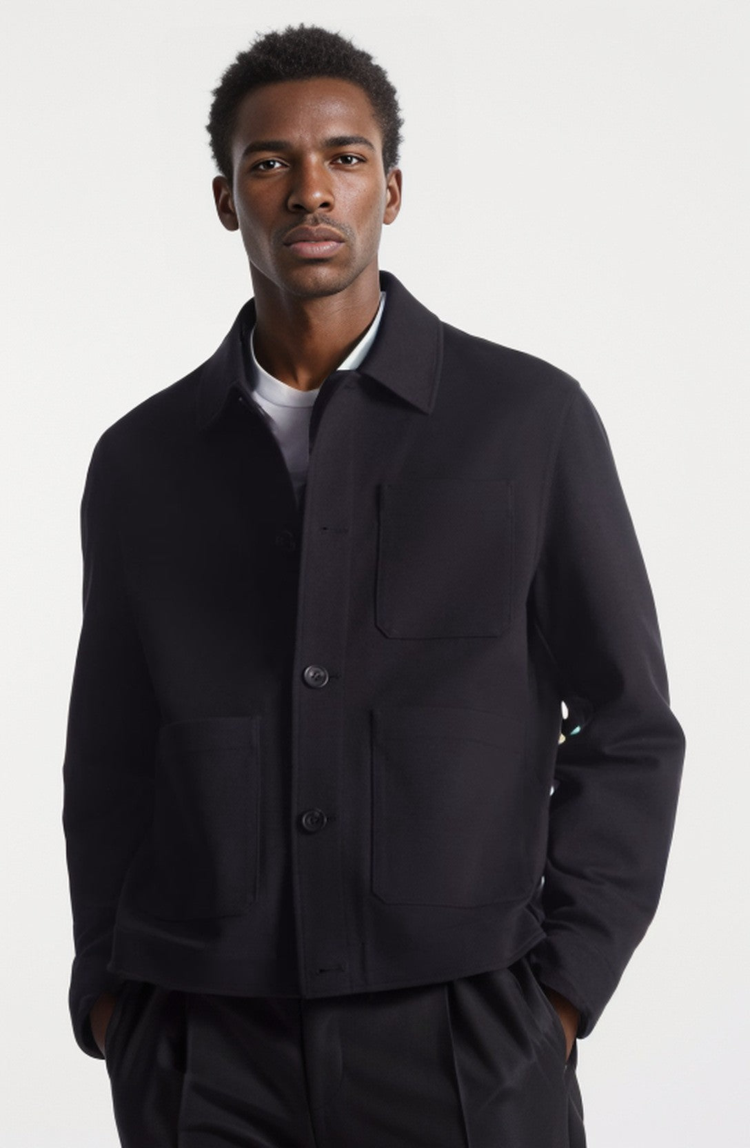 Men's stylish utility jacket with practical pockets Skorter