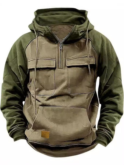 Men's stylish hoodie with functional pockets Skorter