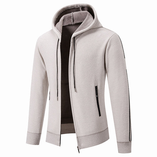 Men's sweat jacket with practical zippered pockets and modern design Skorter
