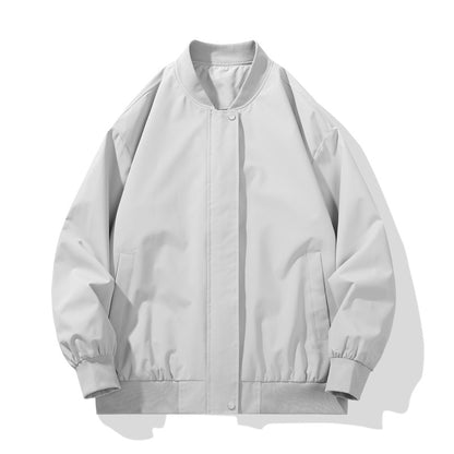 Men's sporty transitional jacket with high collar and practical side pockets Skorter