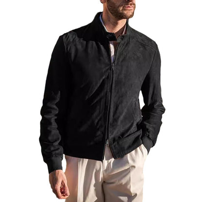 Men's Sporty Lightweight Jacket with Modern Collar Skorter
