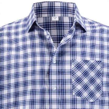 Men's classic checked long sleeve shirt Skorter